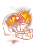 Commanders "Halftone" (Black Backround)