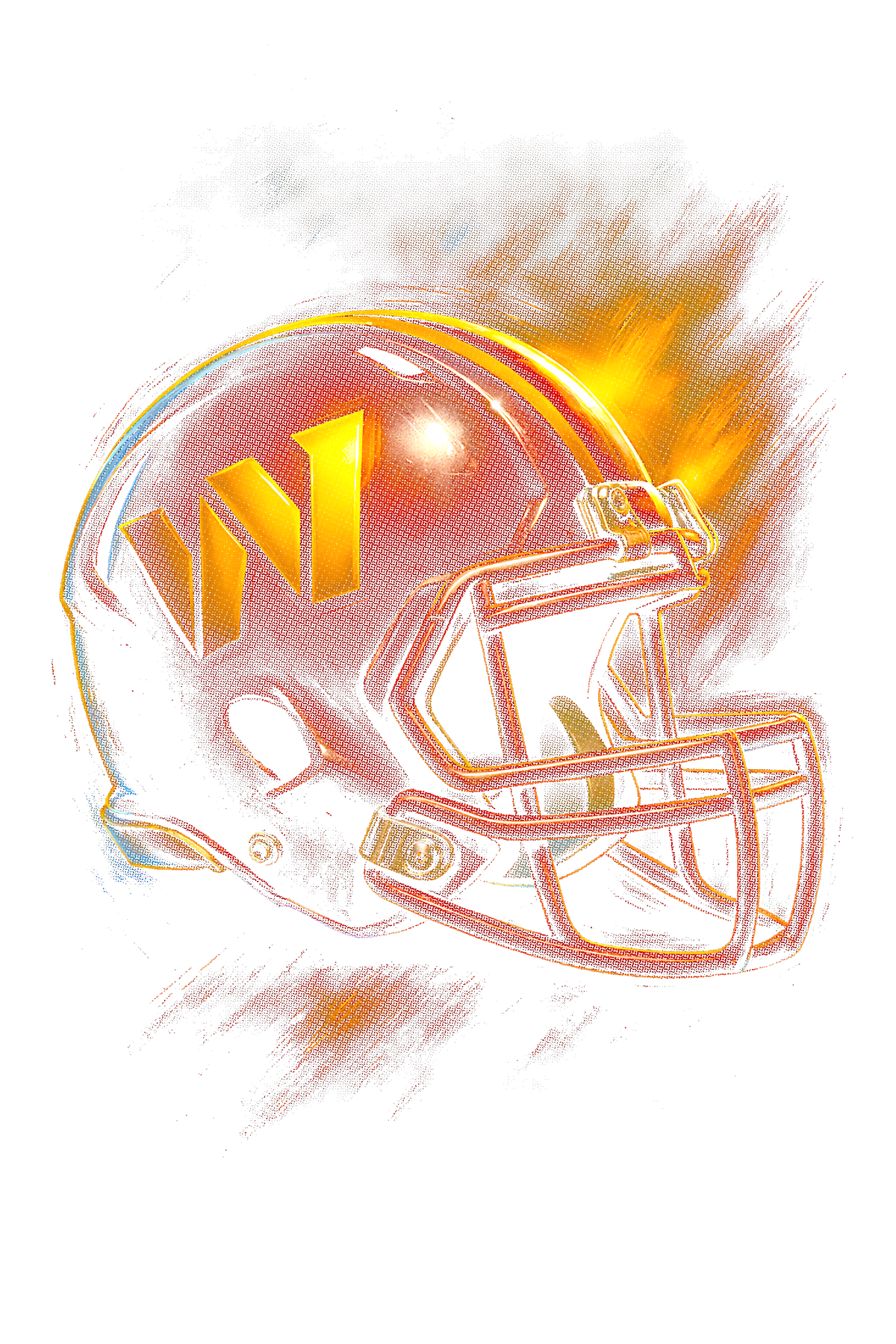 Commanders "Halftone" (Black Backround)