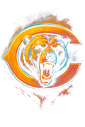 Bears "Halftone" (Black Backround)