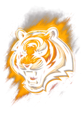 Bengals "Halftone" (Black Backround)