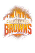 Browns "Halftone" (Black Backround)