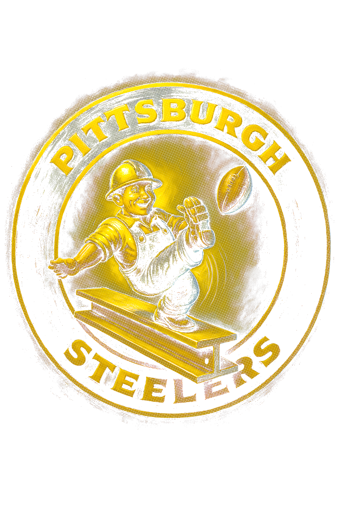 Steelers "Halftone" (Black Backround)