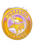 Vikings "Halftone" (Black Backround)