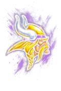 Vikings "Halftone" (Black Backround)