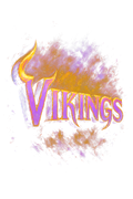 Vikings "Halftone" (Black Backround)