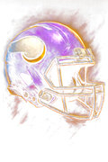 Vikings "Halftone" (Black Backround)
