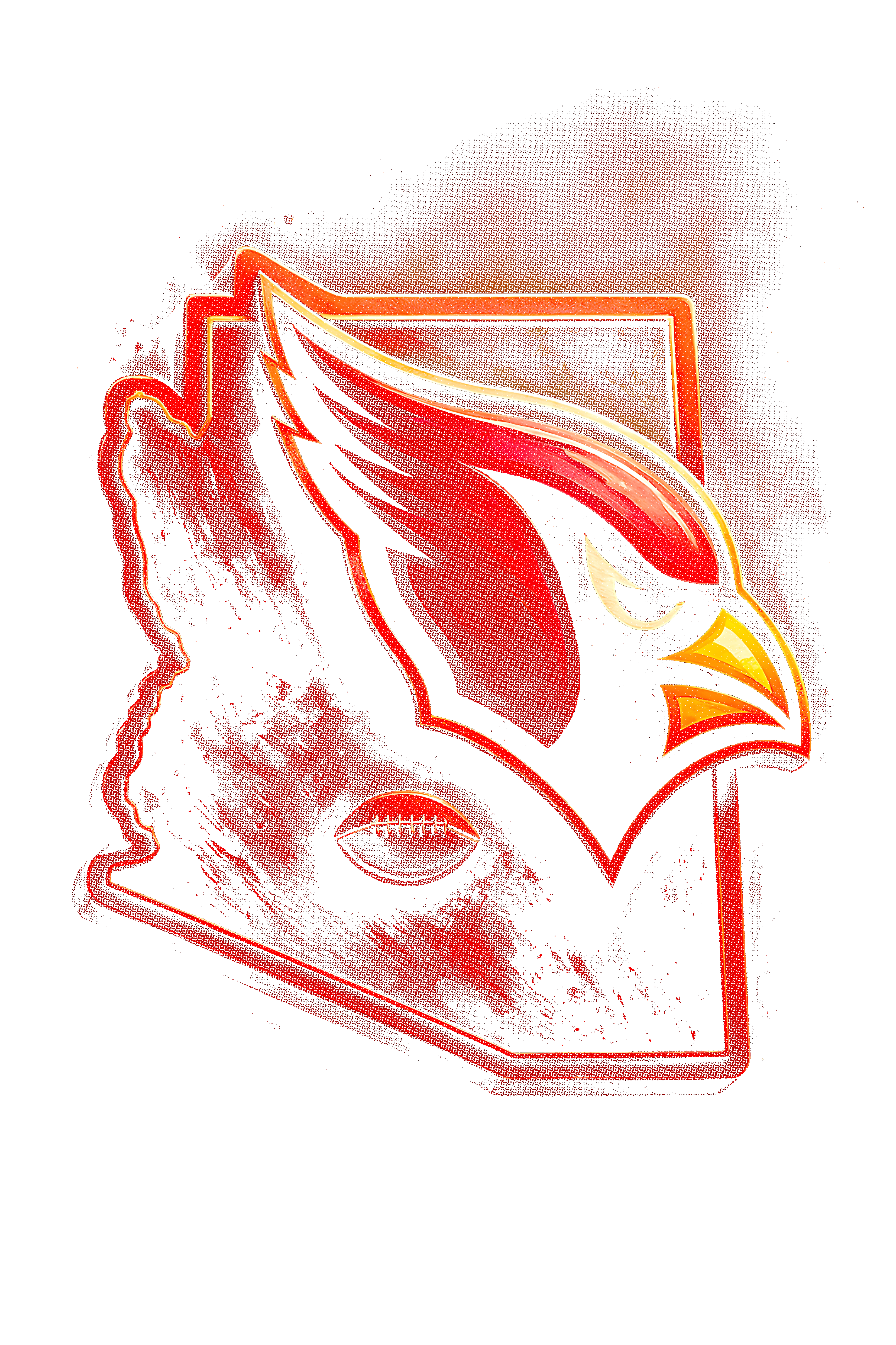 Cardinals "Halftone" (Black Backround)