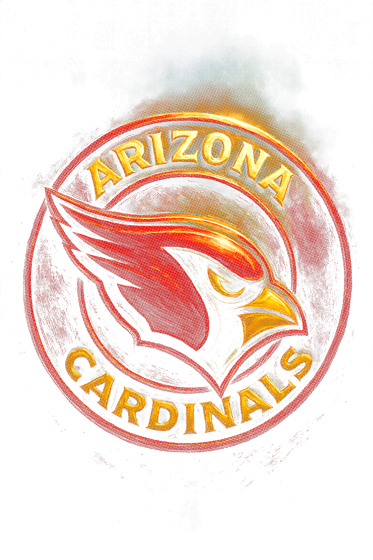 Cardinals "Halftone" (Black Backround)