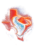 Texans "Halftone" (Black Backround)