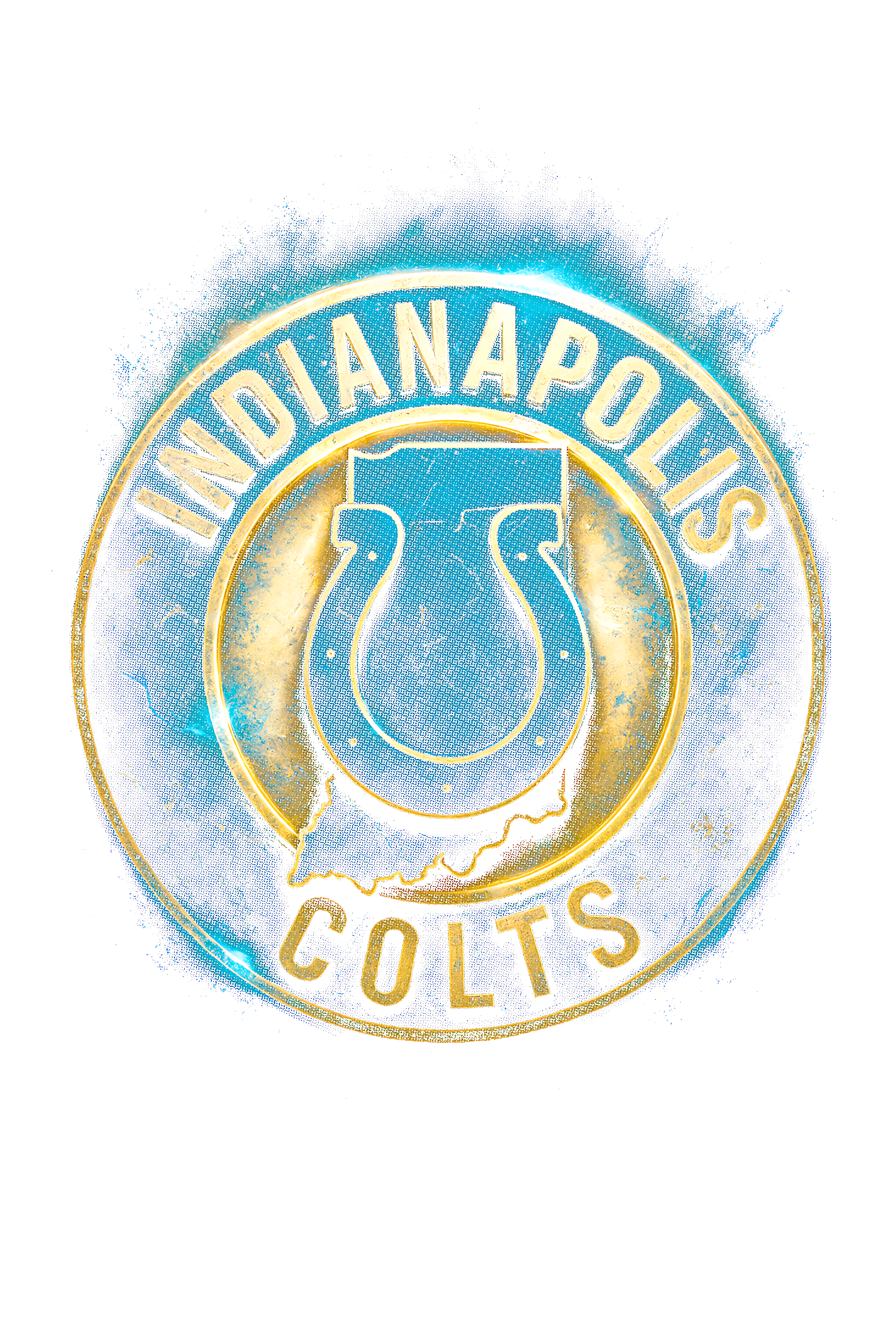 Colts "Halftone" (Black Backround)