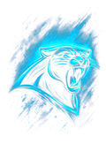 Panthers "Halftone" (Black Backround)