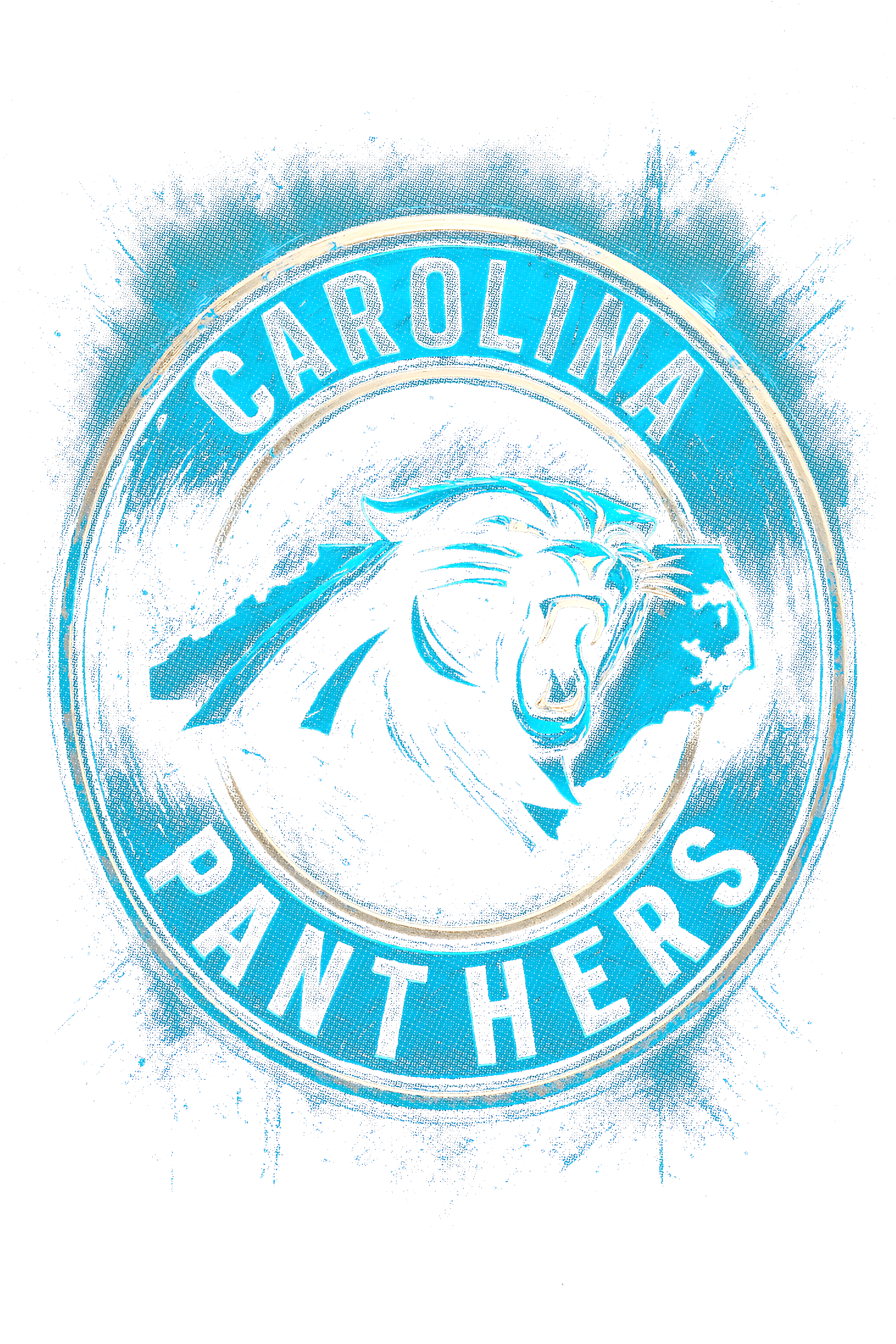 Panthers "Halftone" (Black Backround)