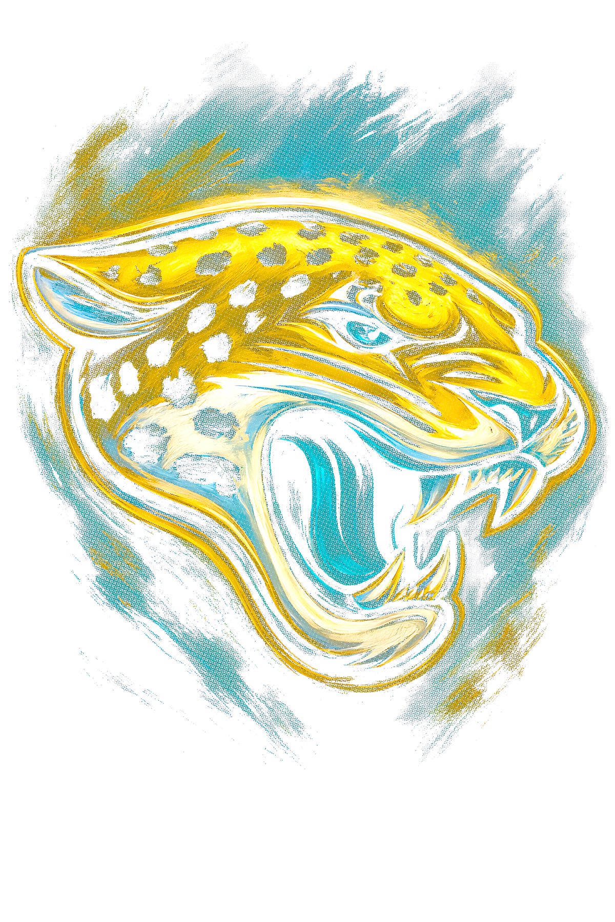 Jaguars "Halftone" (Black Backround)