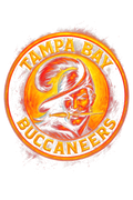 Buccaneers "Halftone" (Black Backround)