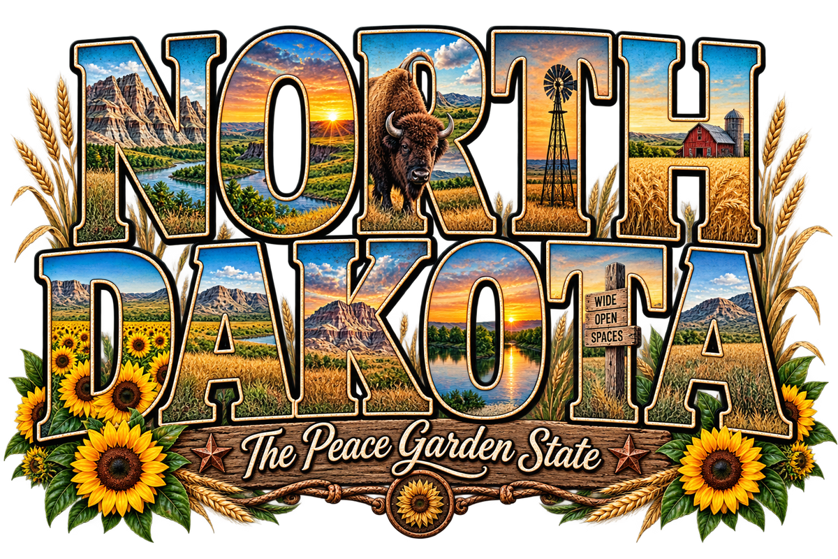 North Dakota text
