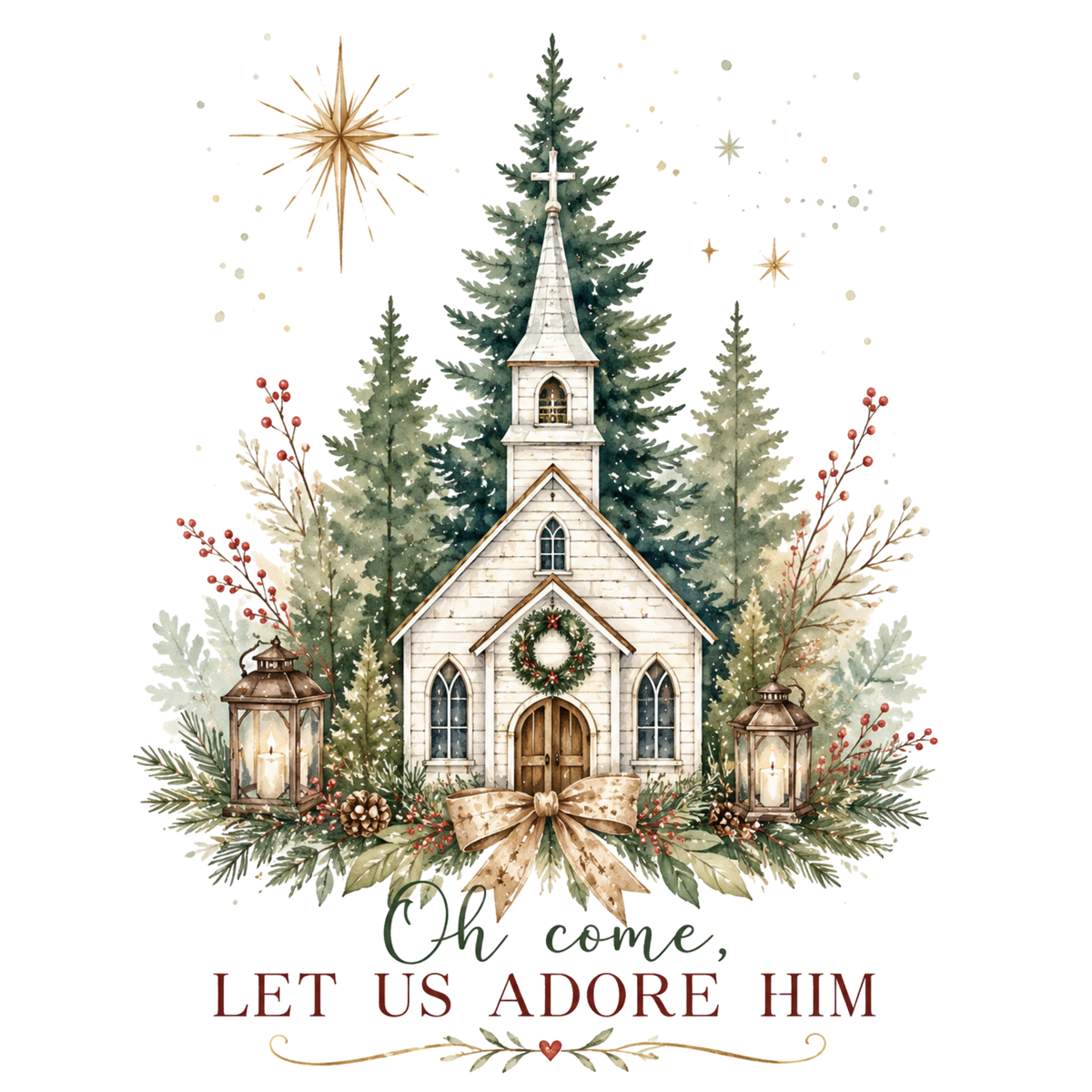 Oh come let us adore him