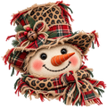 Rustic Patchwork Snowman DTF transfer
