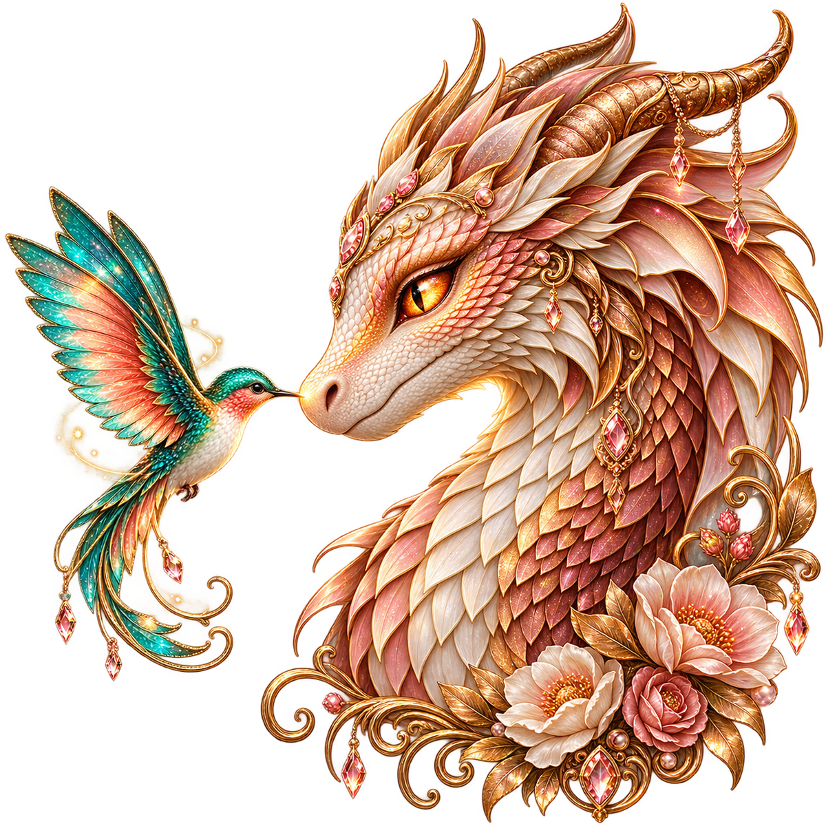 Samon Coral Dragon (humingbird)