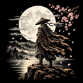 Samurai5 Halftone (black backroud reqd)