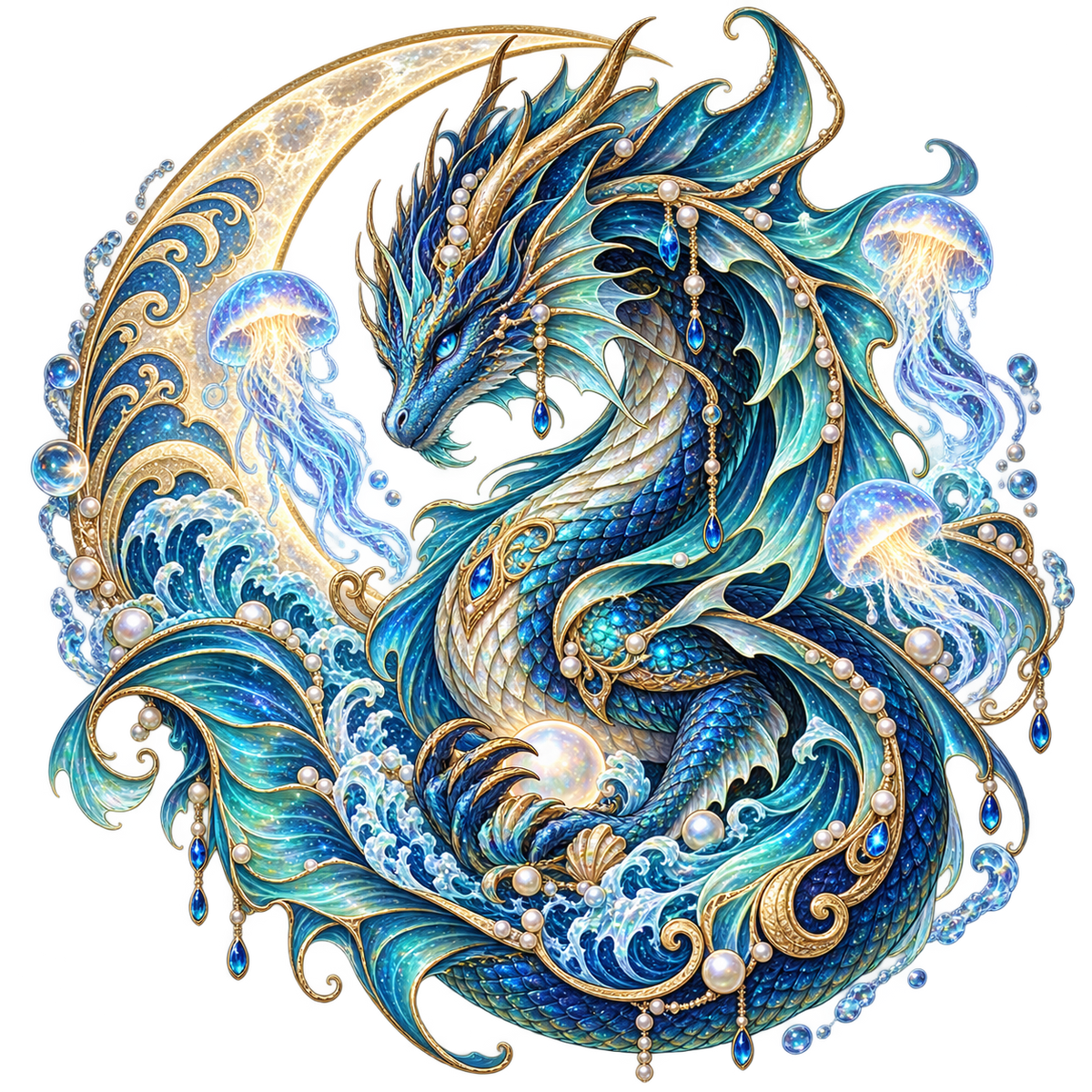 Sea Dragon (pearls)