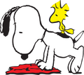Snoopy and Woodstock Sad Walk DTF transfer