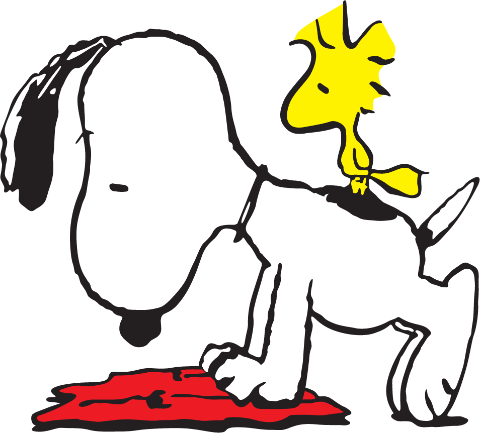 Snoopy and Woodstock Sad Walk DTF transfer