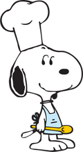 Chef Snoopy DTF transfer