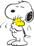Snoopy Hugging Woodstock DTF transfer