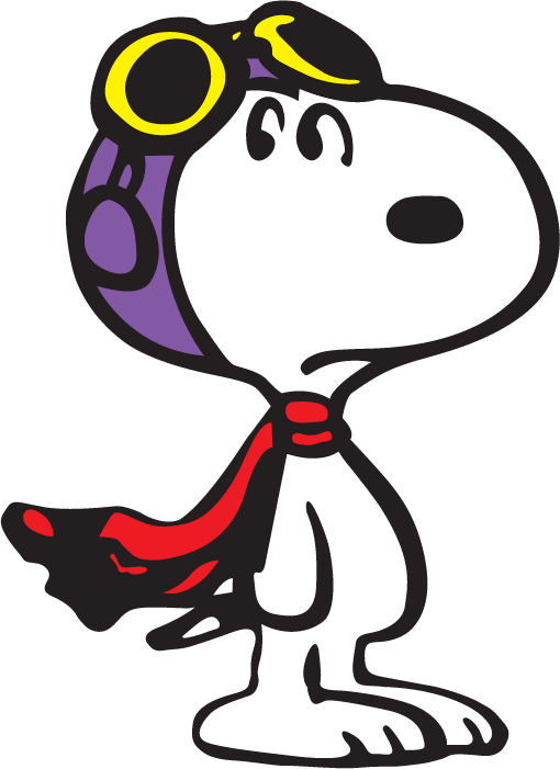 Flying Ace Snoopy DTF transfer
