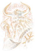 Viking 002 halftone DTF transfer