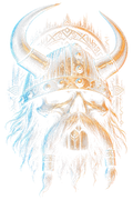 Viking 007 halftone DTF transfer