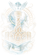 Viking 021 halftone DTF transfer