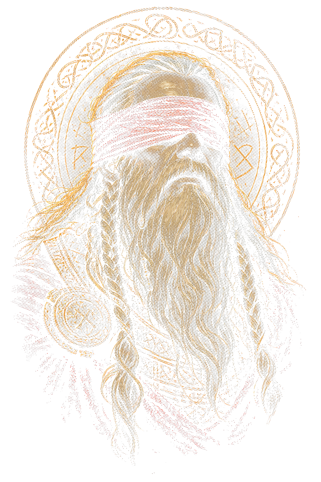 Viking 026 halftone DTF transfer