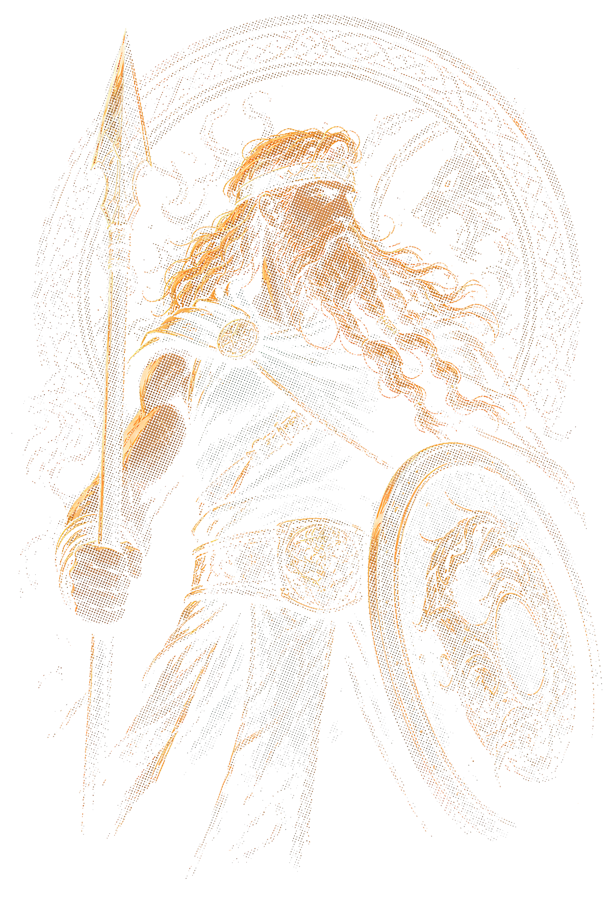 Viking 028 halftone DTF transfer