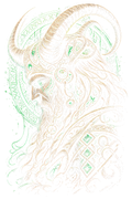 Viking 031 halftone DTF transfer