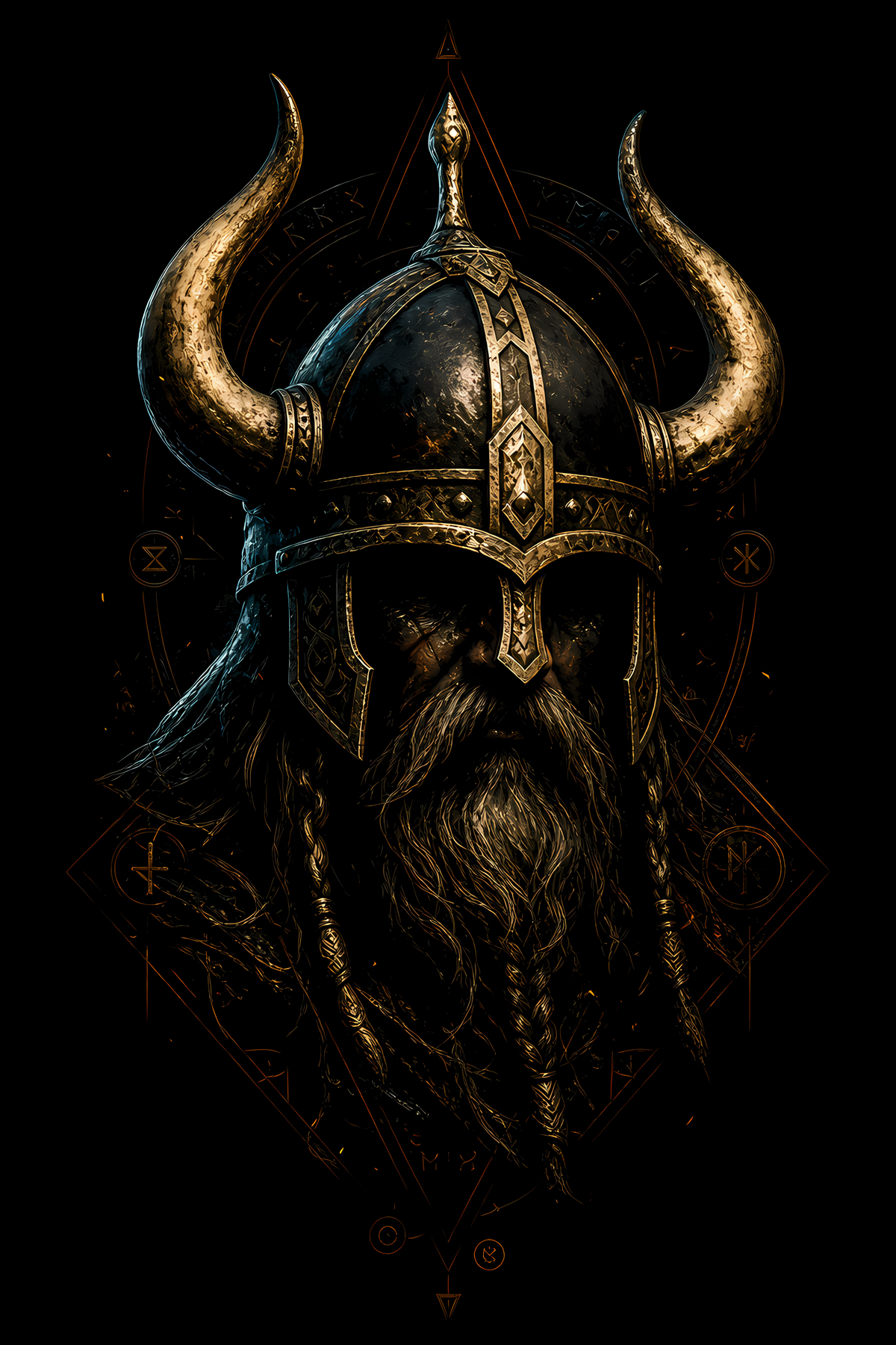 Viking 004 shown on a black background