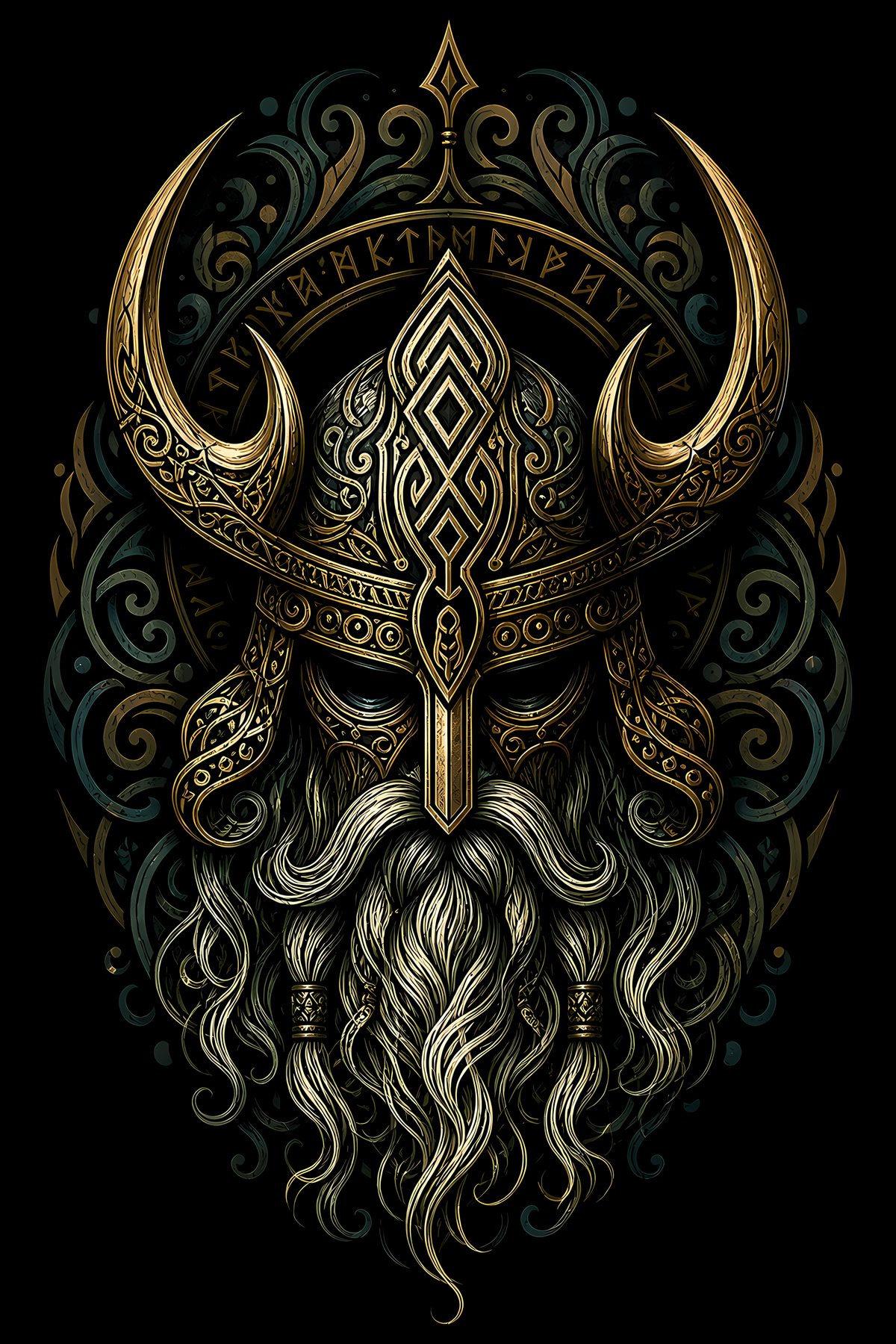Viking 013 shown on a black background