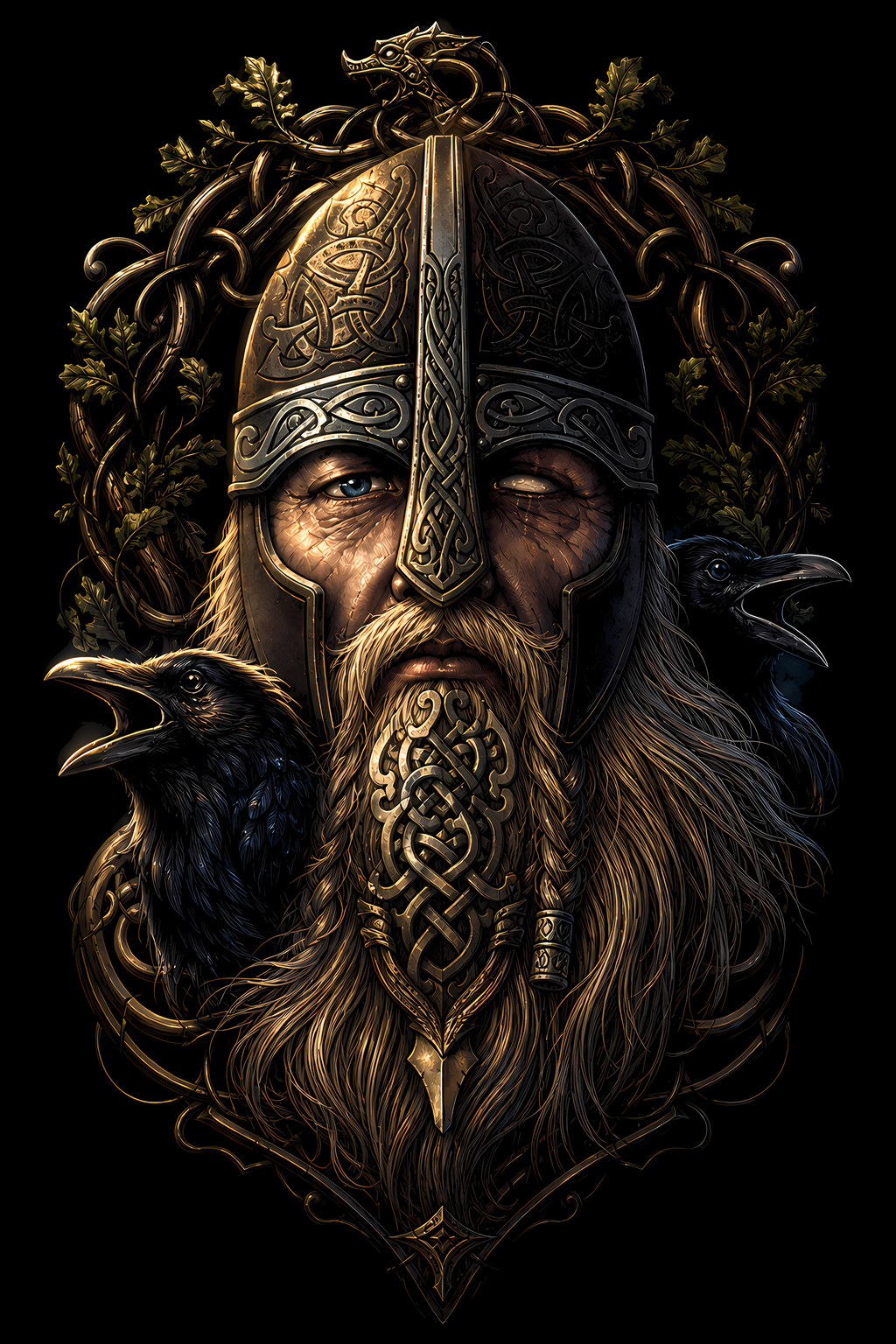 Viking 014 shown on a black background