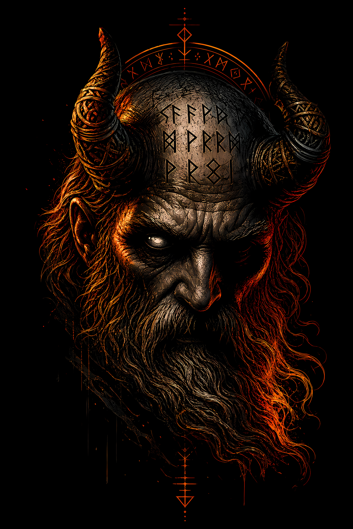 Viking 020 shown on a black background