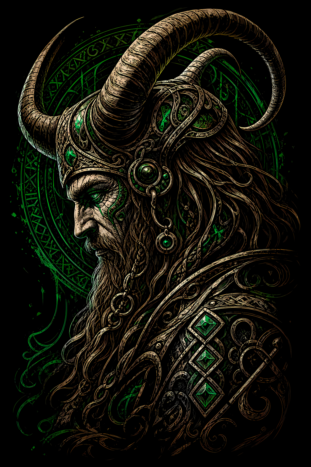 Viking 031 shown on a black background