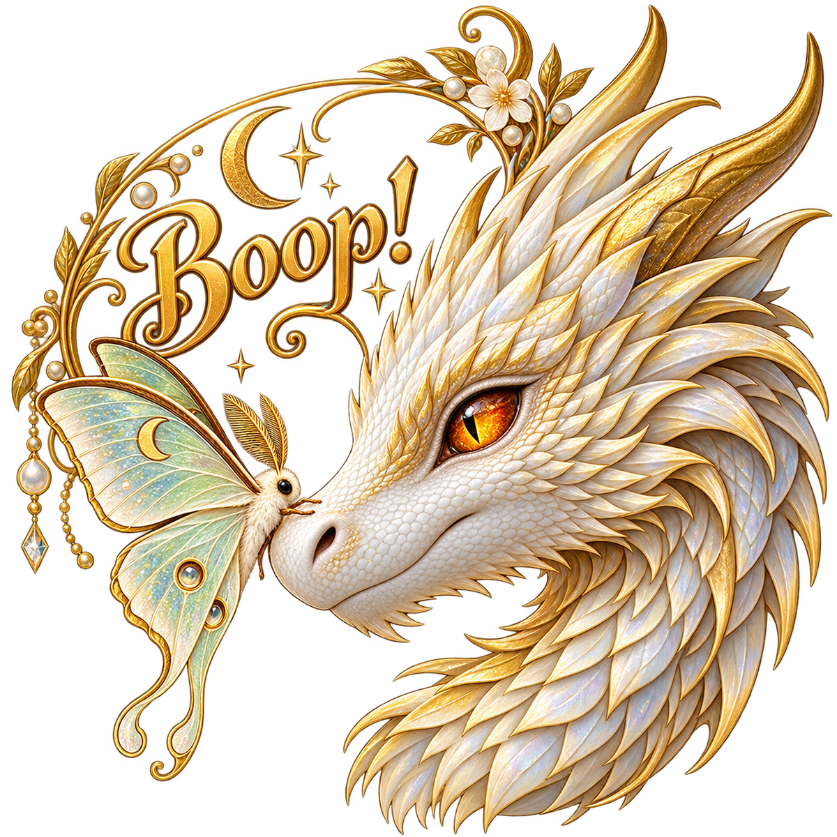 White Dragon Boo-p