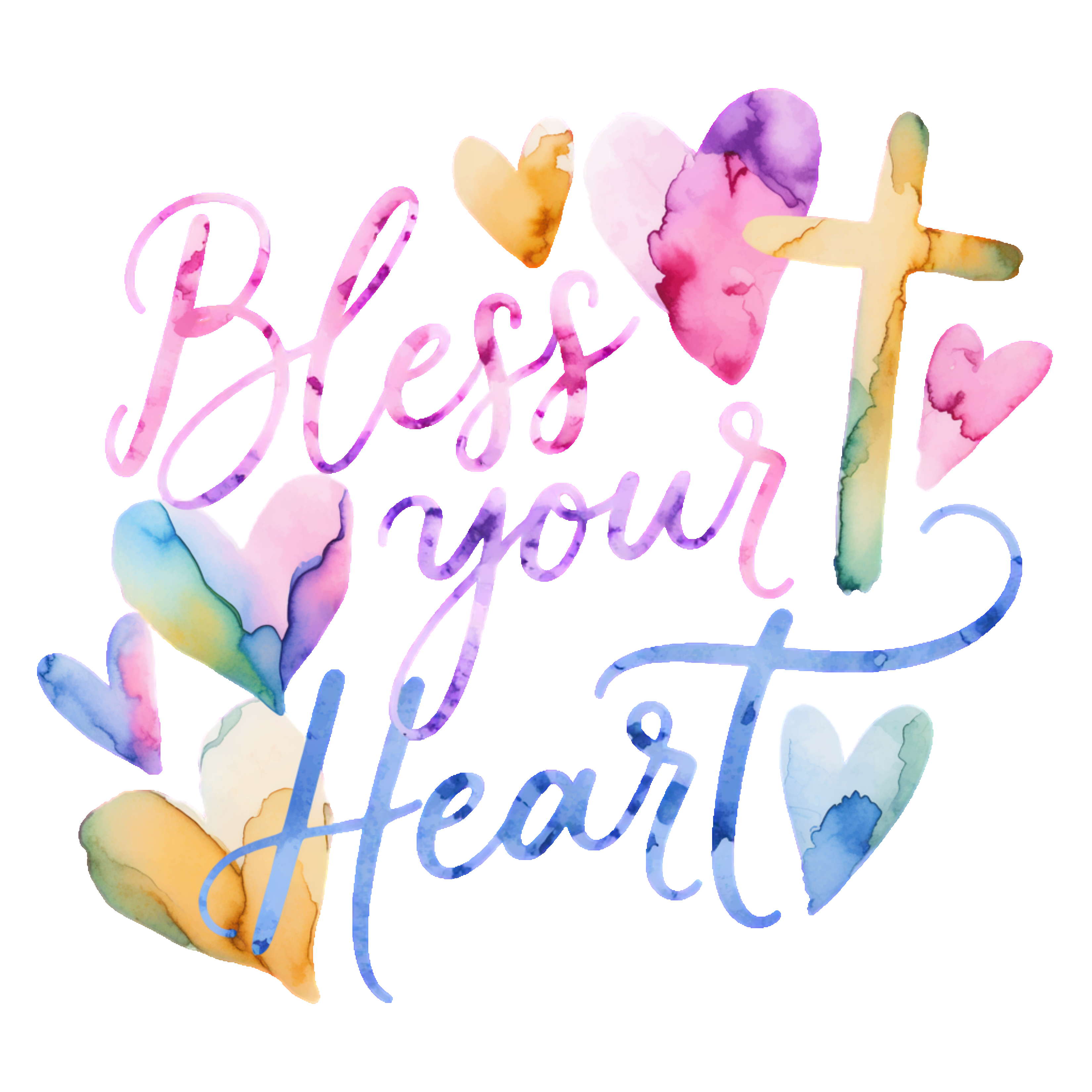 Bless Your Heart (water color)