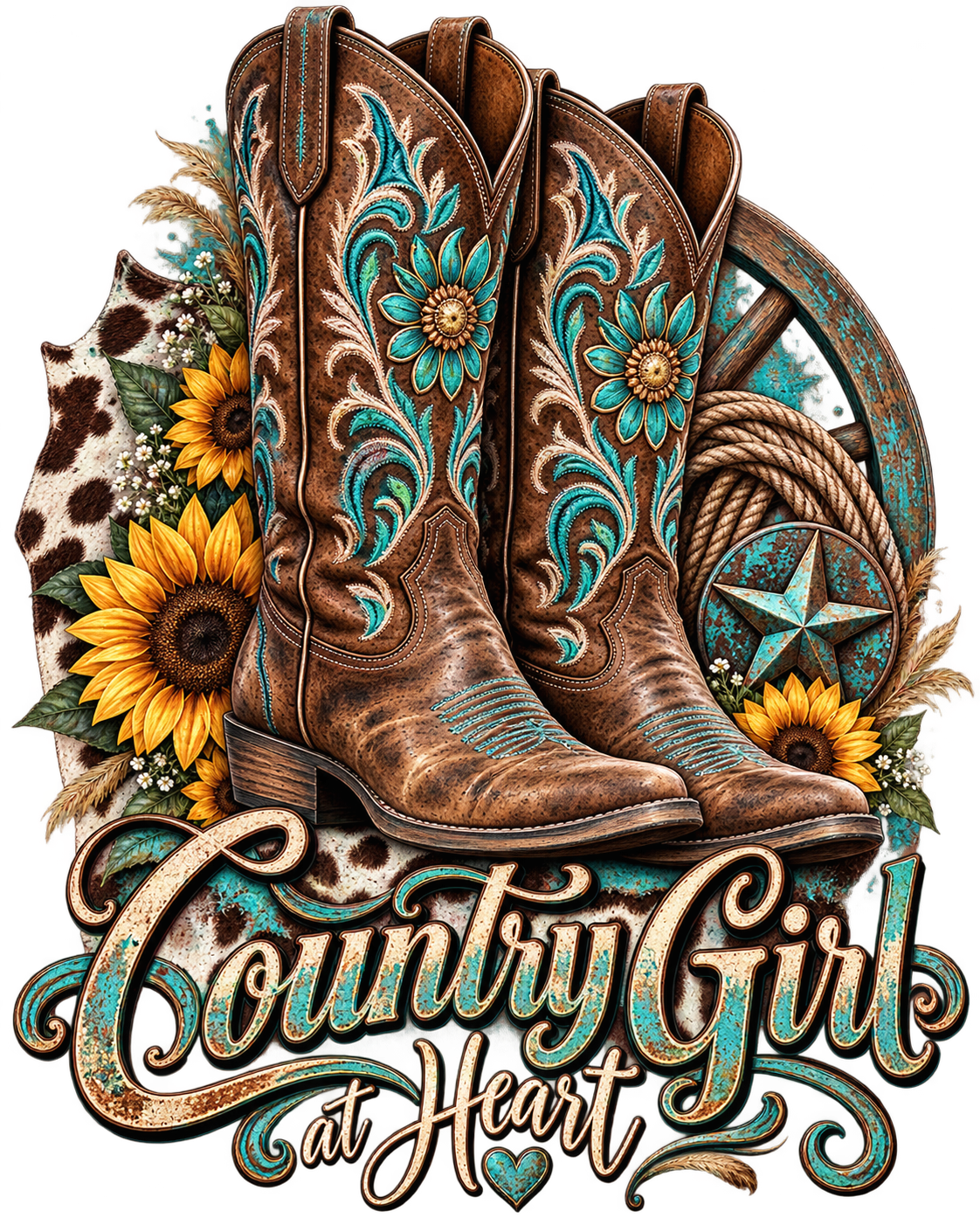 Country Girl At Heart Boots