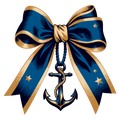Navy Bow