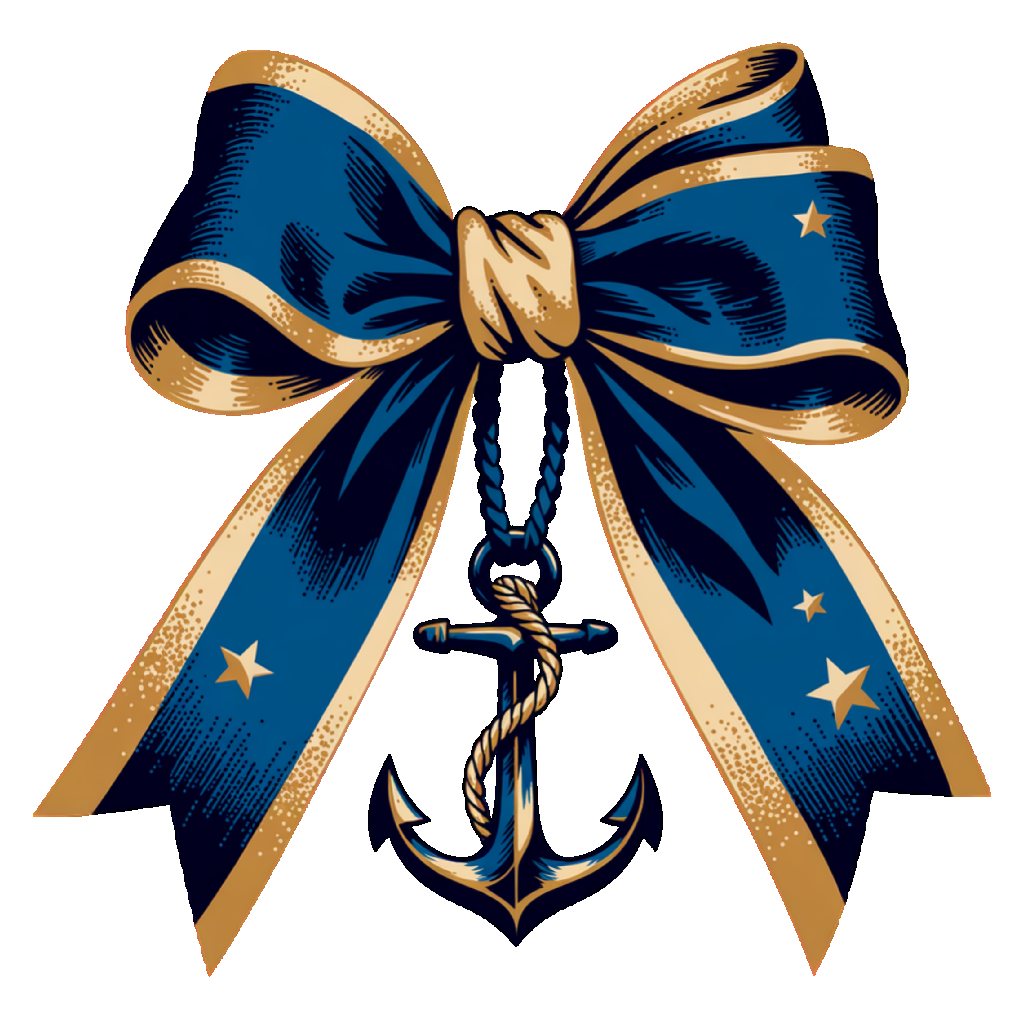 Navy Bow