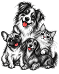 Dogs & Kitty