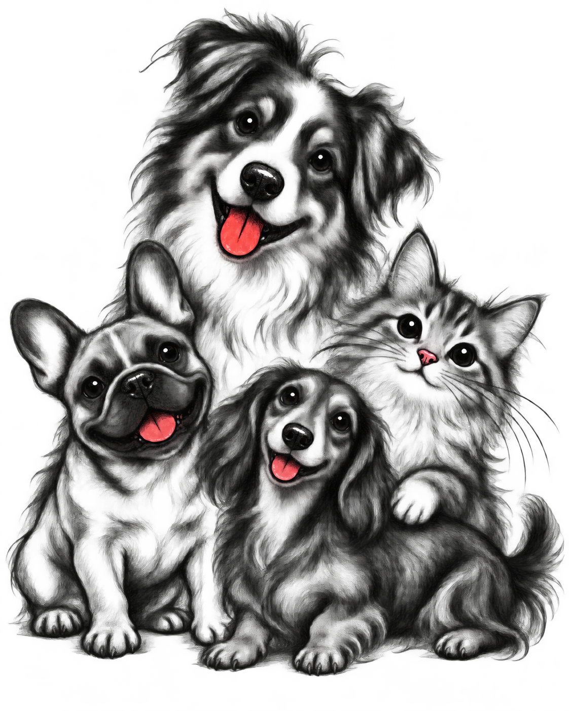 Dogs & Kitty